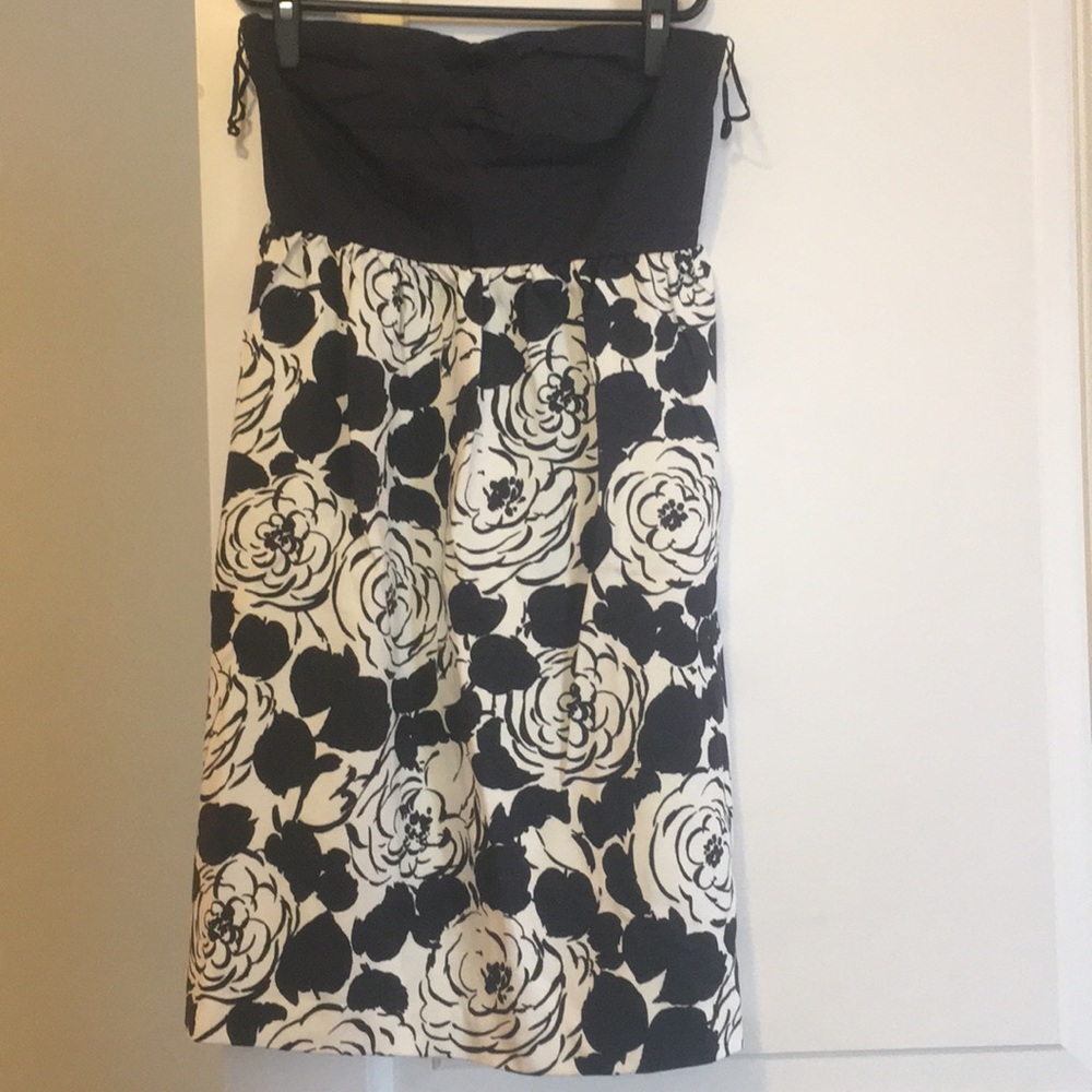 Anthroplogie dress medium deletta origami camellia